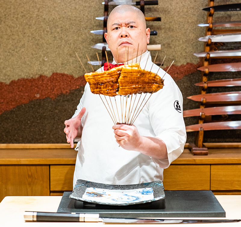 照寿司流 うなぎの蒲焼き 1尾 オリジナルステッカー付きセット